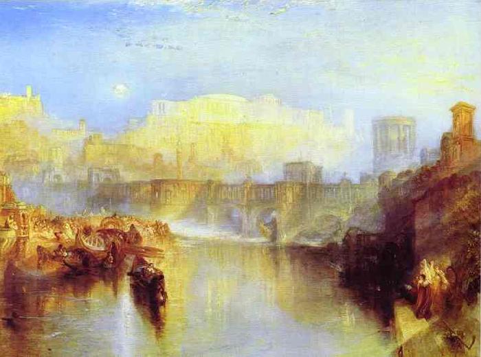 J.M.W. Turner Ancient Rome; Agrippina Landing with the Ashes of Germanicus Sweden oil painting art